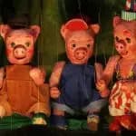 Teatro de marionetas LOS TRES CERDITOS