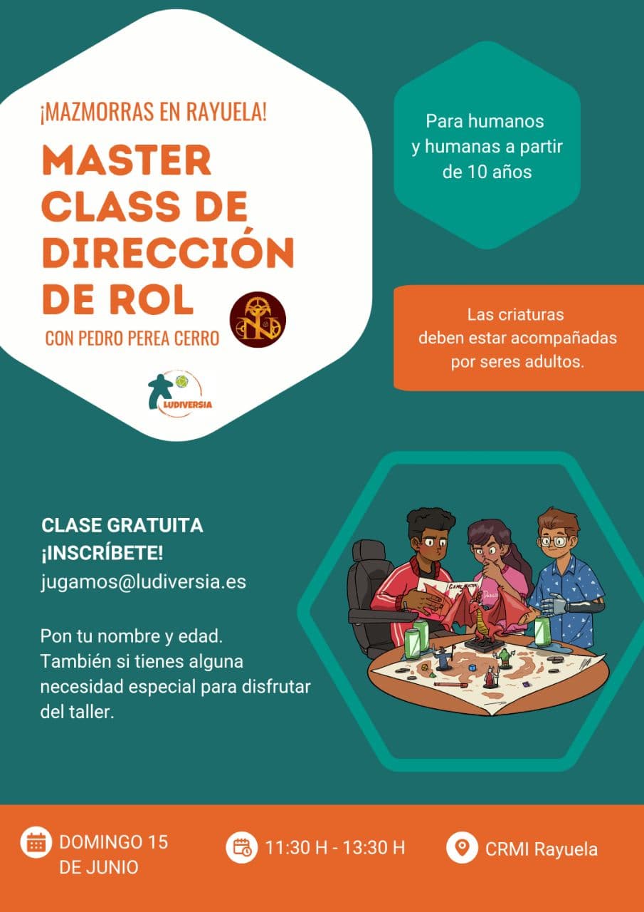 Ludiversia - escuela de rol: ¡Mazmorras en Rayuela!