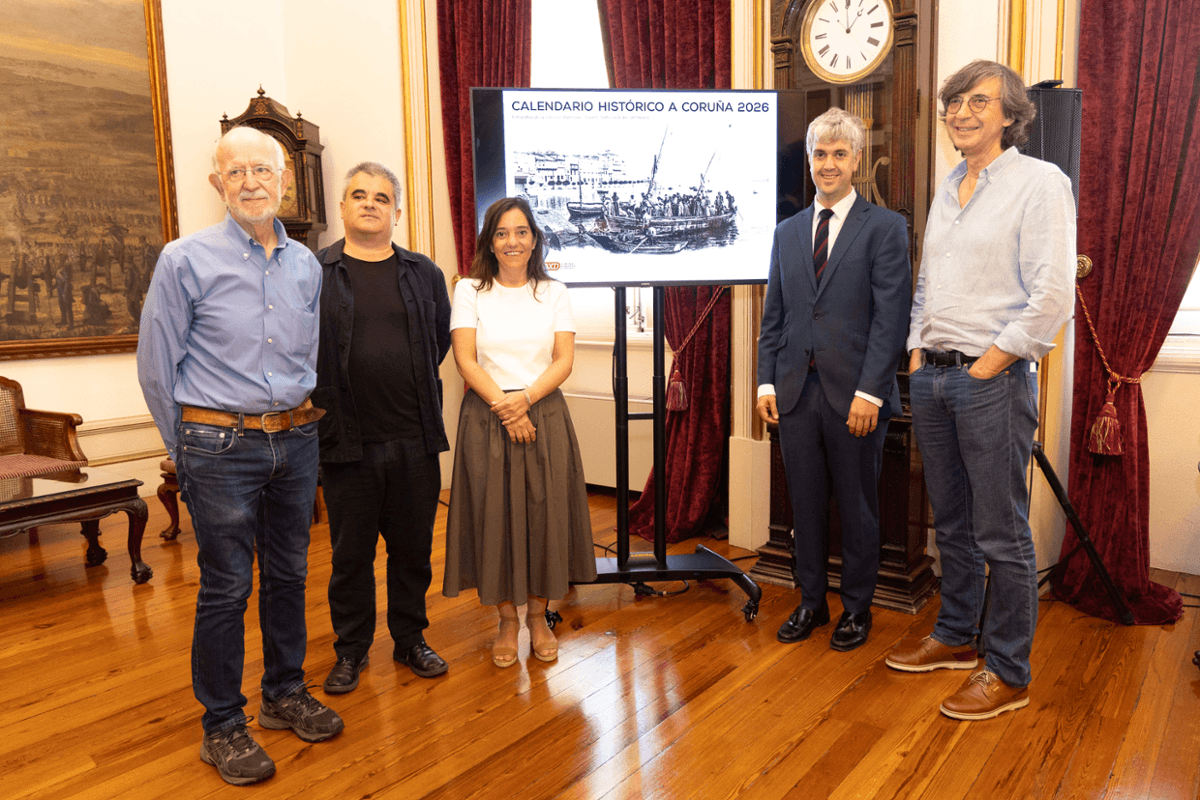 Presentación de la décima edición del Calendario Histórico A Coruña 2026
