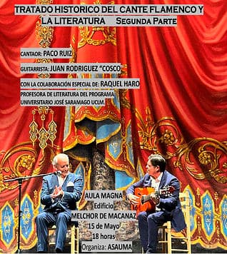 Recital 'Tratado histórico del cante flamenco y la literatura'
