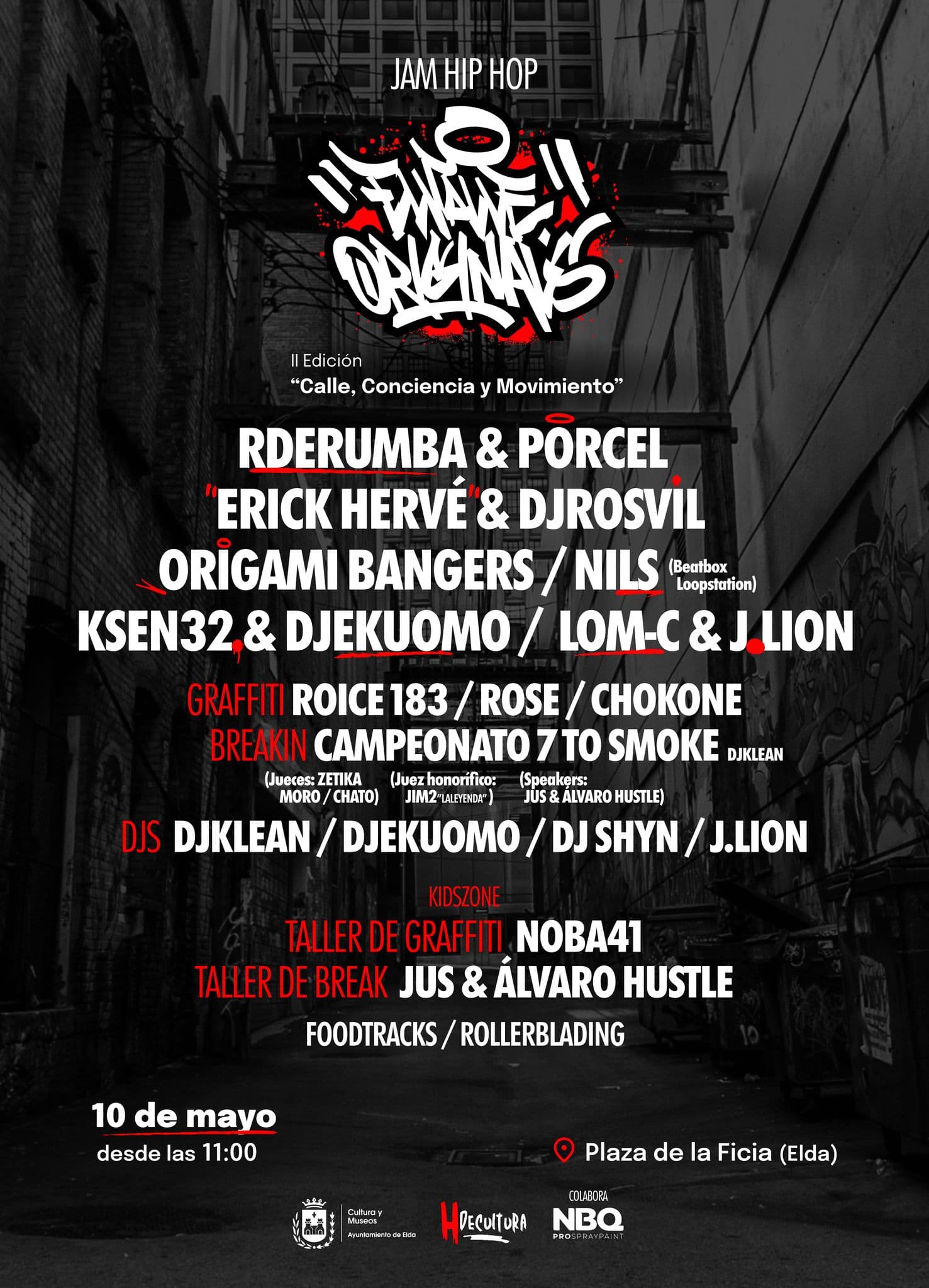JAM HIP HOP: Calle, Conciencia y Movimiento. II Edición