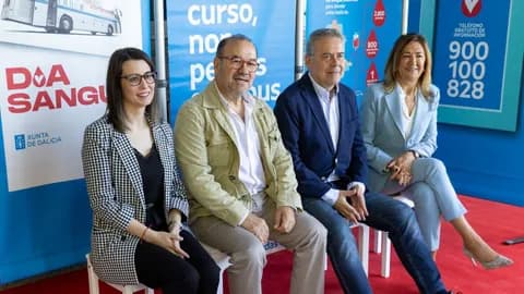 Campaña de Donación de Sangre 'Este curso non perdas este bus'