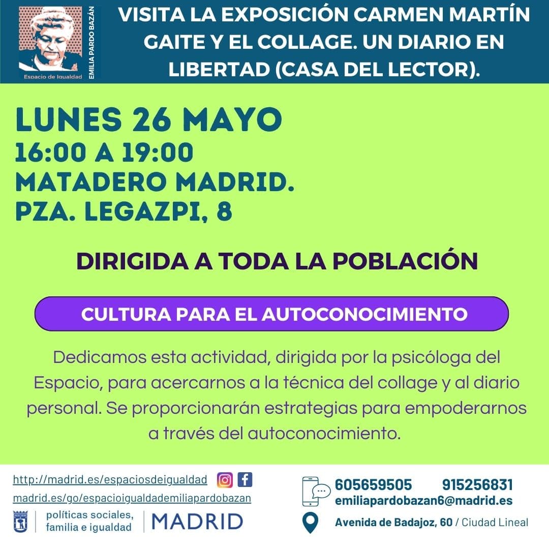 Visita a la exposición 'Carmen Martín Gaite y el collage: un diario en libertad'