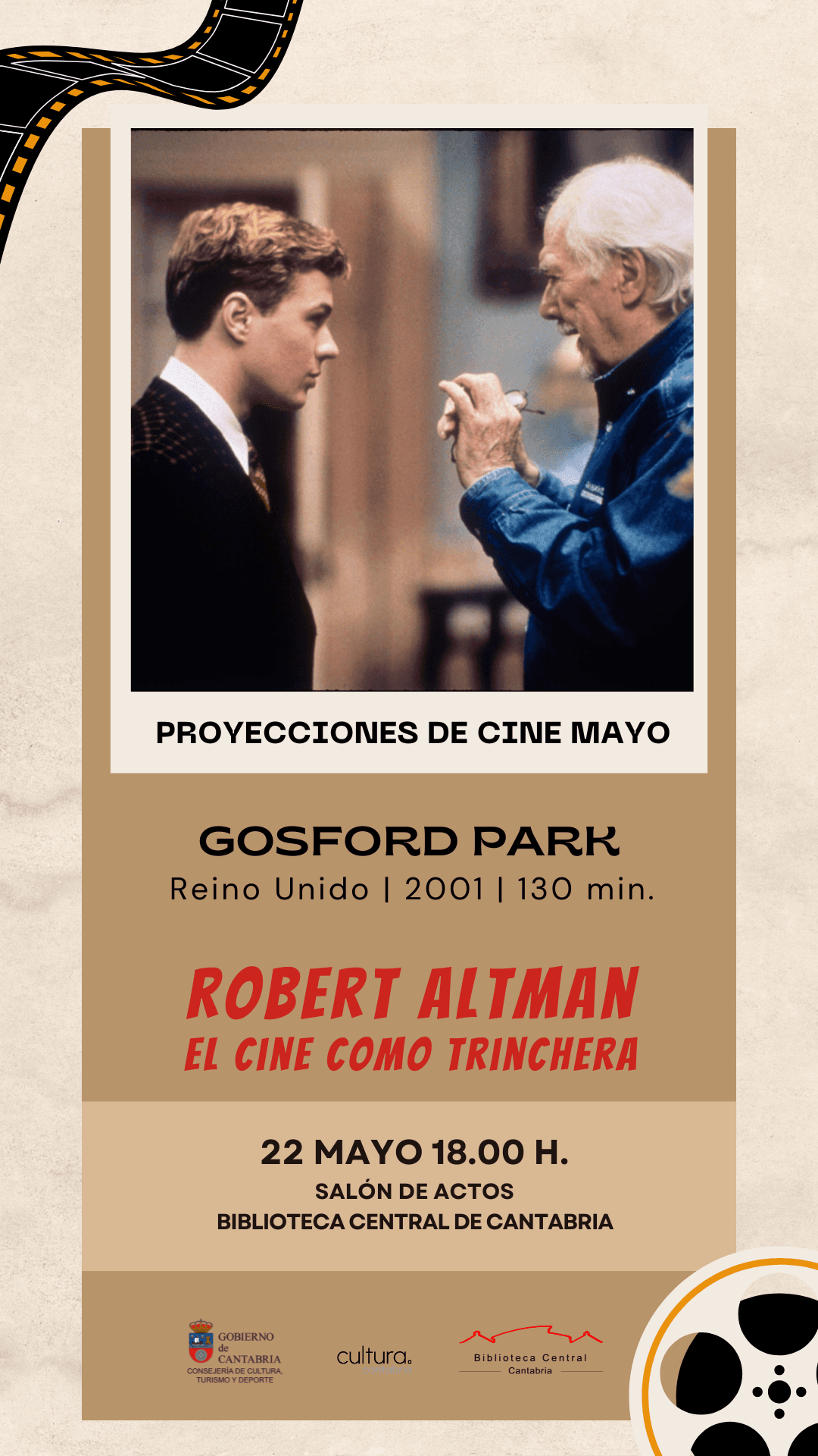 Cinefórum: "Gosford Park", de Robert Altman