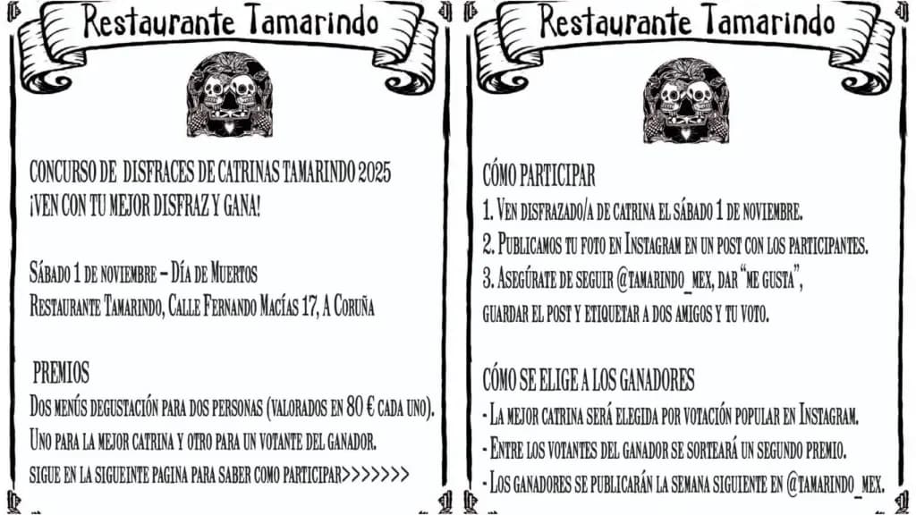 Concurso de disfraces de catrinas