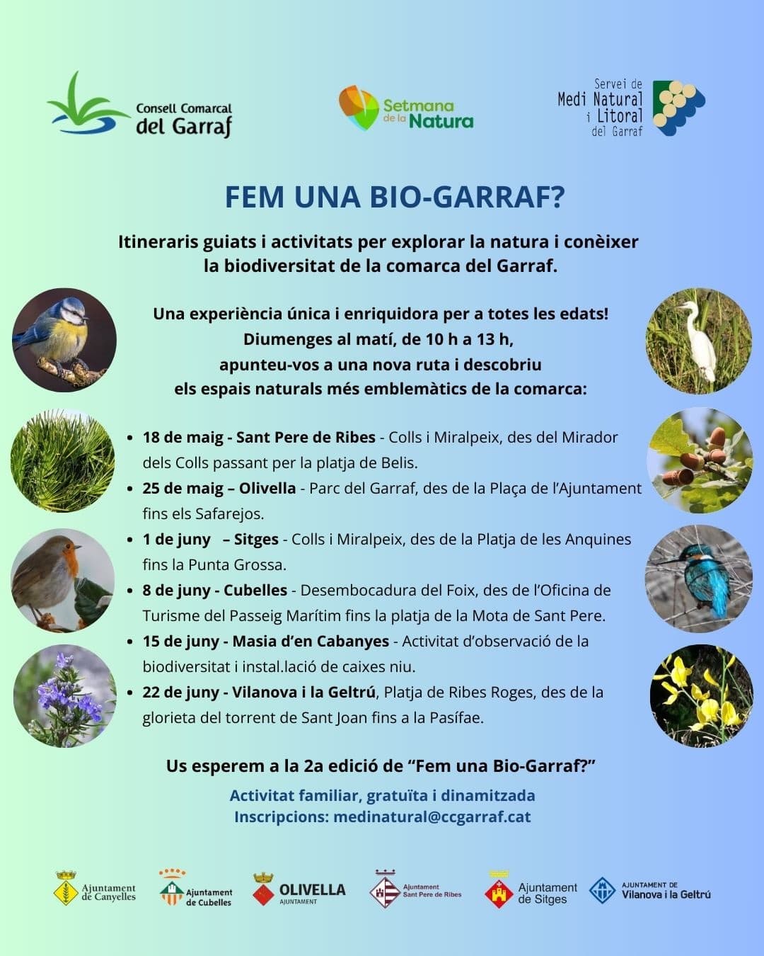 Itineraris familiars per descobrir la natura - BioGarraf