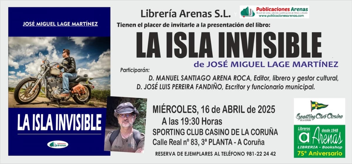 José Miguel Lage Martínez presenta La Isla Invisible