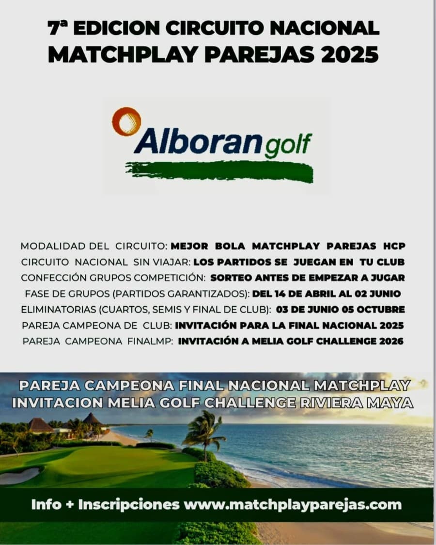 Torneo Golf - 7ª Edición Circuito Nacional - Turismo de Almería 2025