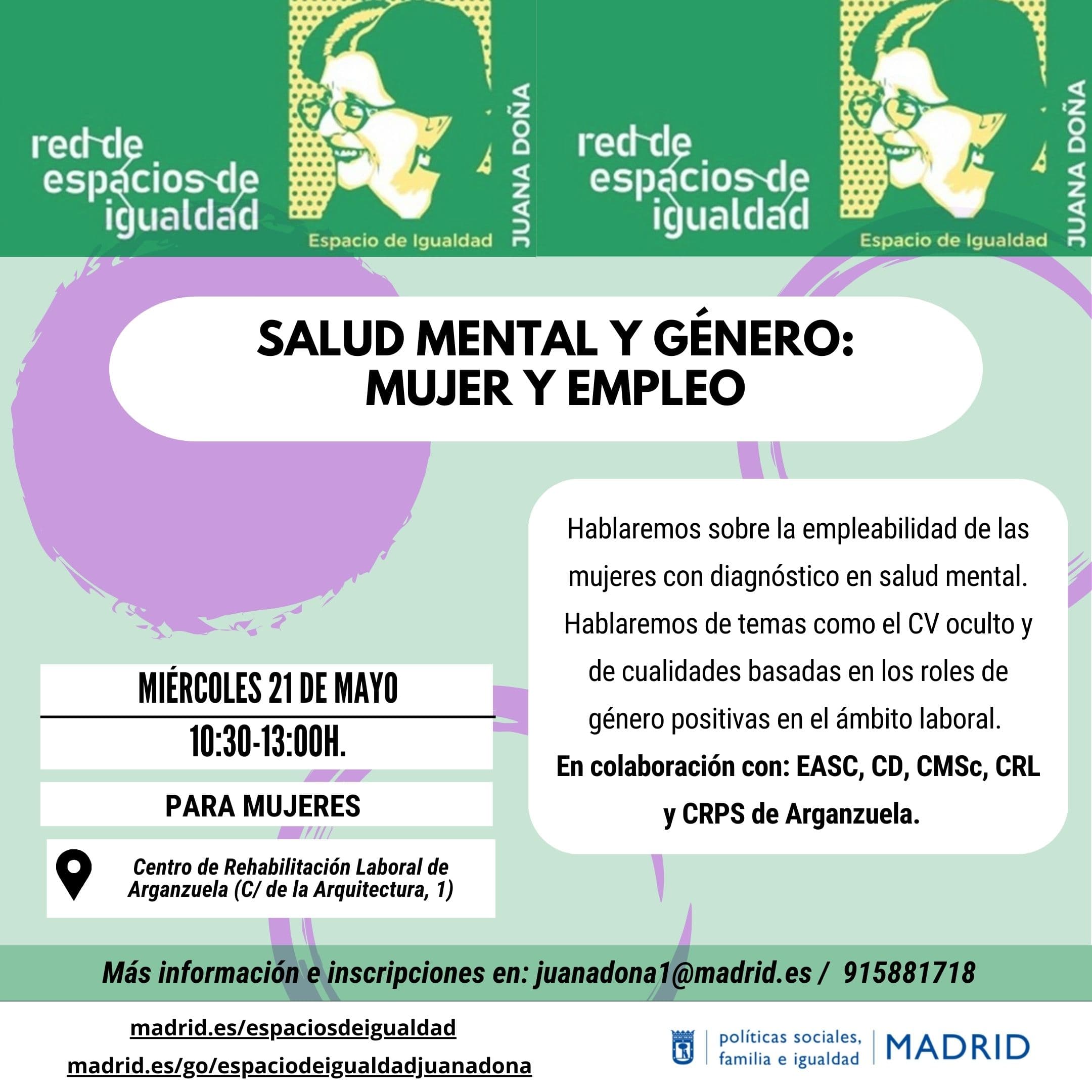 Salud mental y género: Mujer y empleo