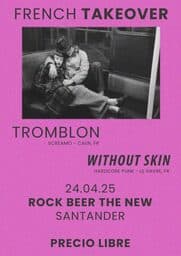 Concierto de las bandas francesas Tromblon y Without Skin