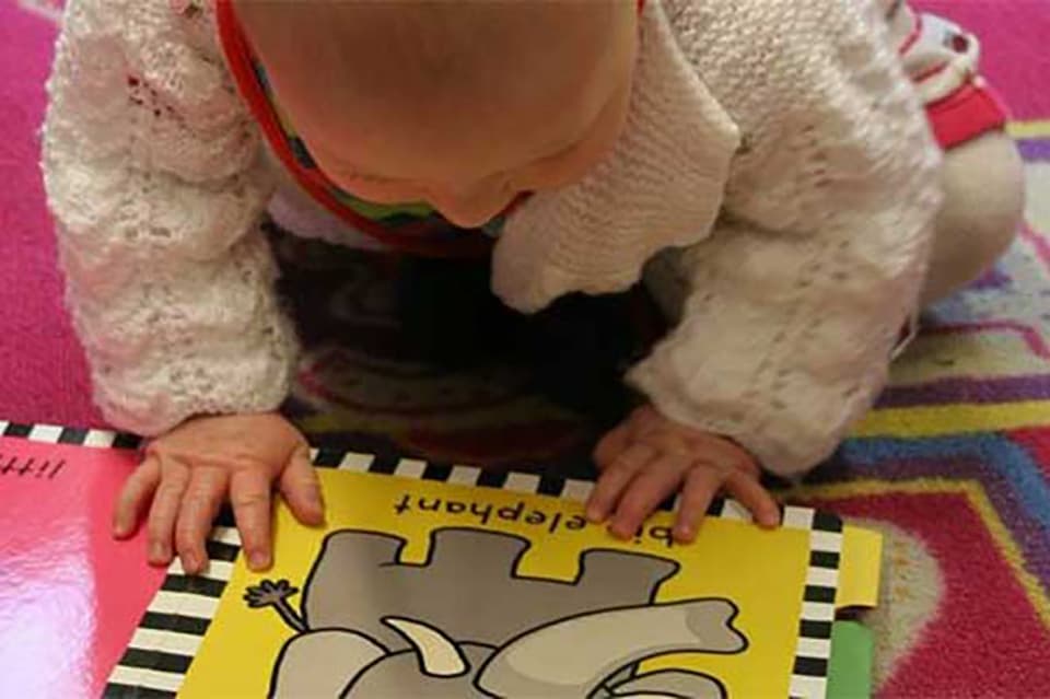 Bebeteca a la Biblioteca de la Serra