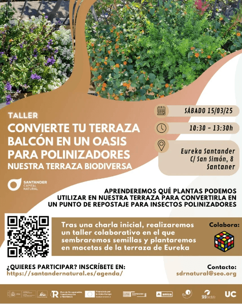 Charla y taller "Nuestra terraza biodiversa"