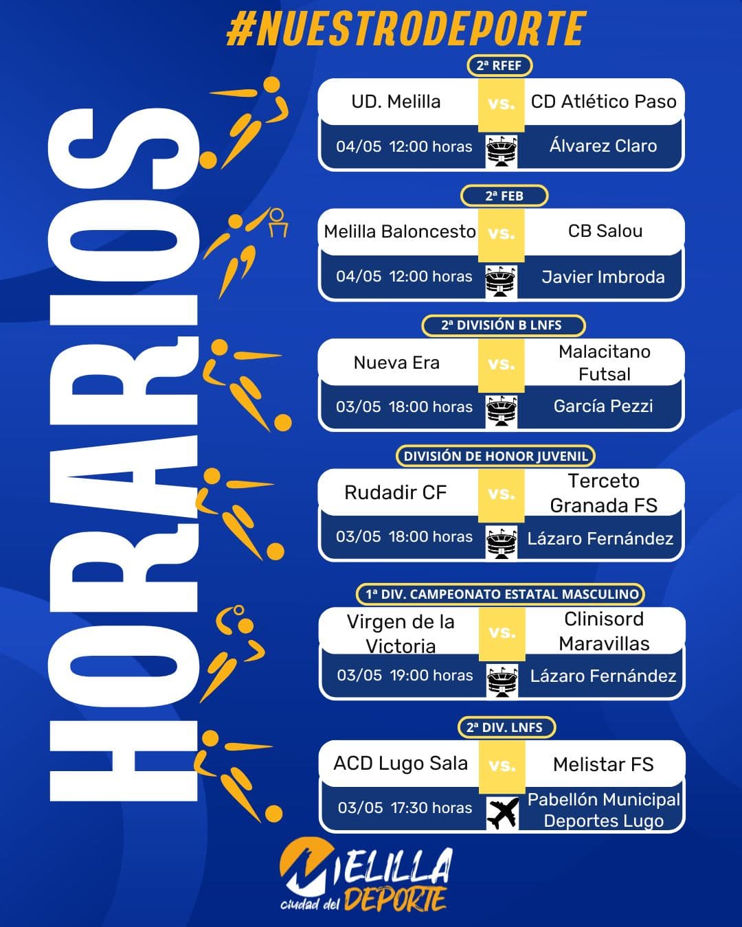 Horarios de Eventos Deportivos
