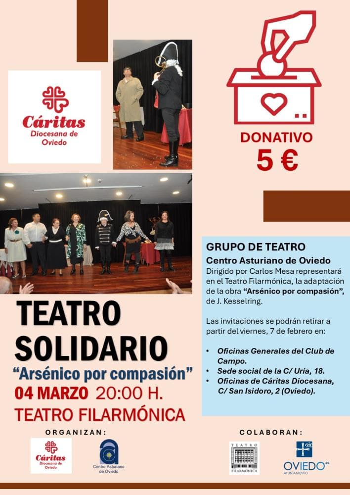 TEATRO SOLIDARIO "Arsénico por compasión"