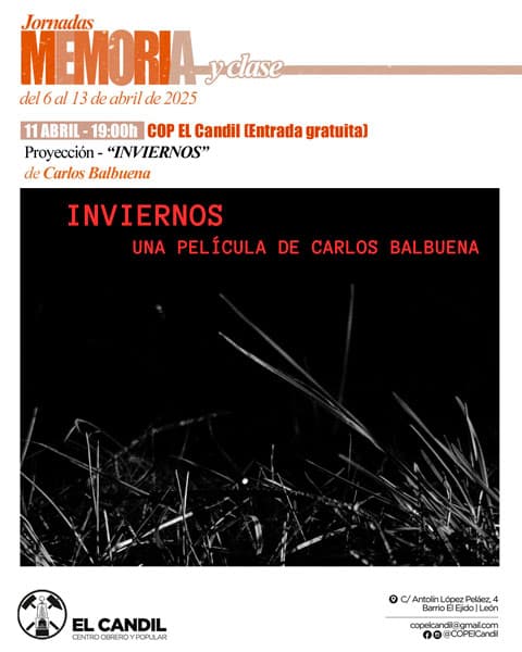 Proyección-«INVIERNOS» de Carlos Balbuena