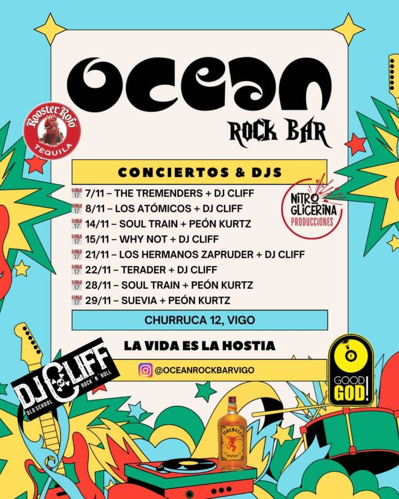 Concierto de LOS ATÓMICOS + DJ CLIFF