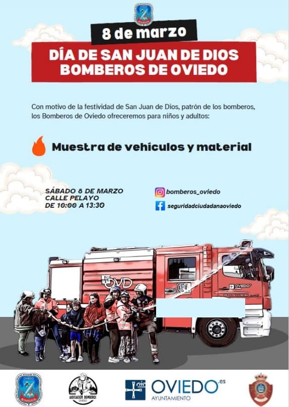 Exhibición de Bomberos por la celebración de su patrón San Juan de Dios