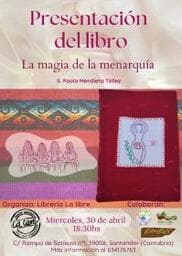 Presentación del libro "La magia de la menarquía"