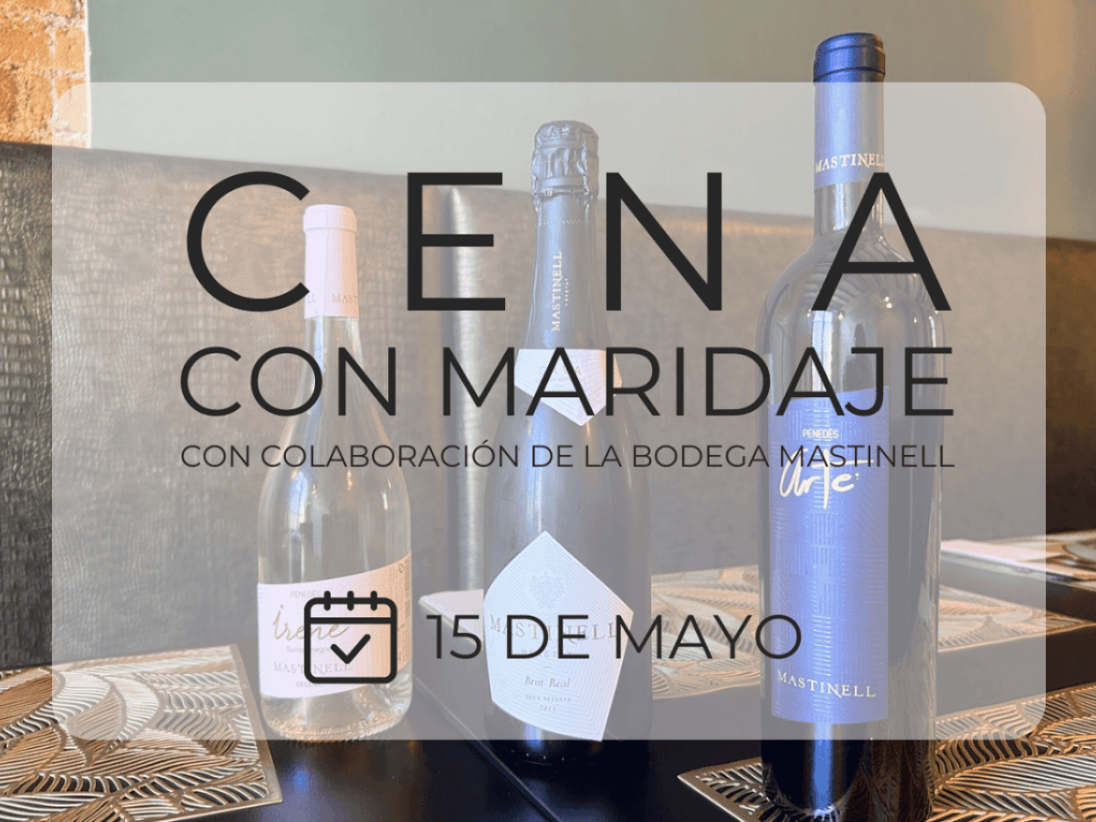 Menú cena con maridaje