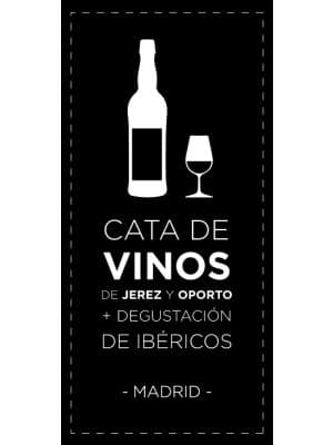 Cata de Vinos de Jerez vs Vinos de Oporto con Degustación (Madrid)