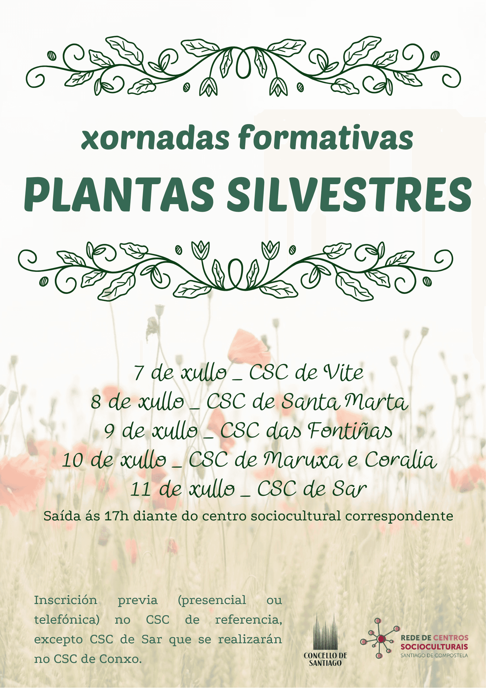 Roteiros para descubrir a flora local