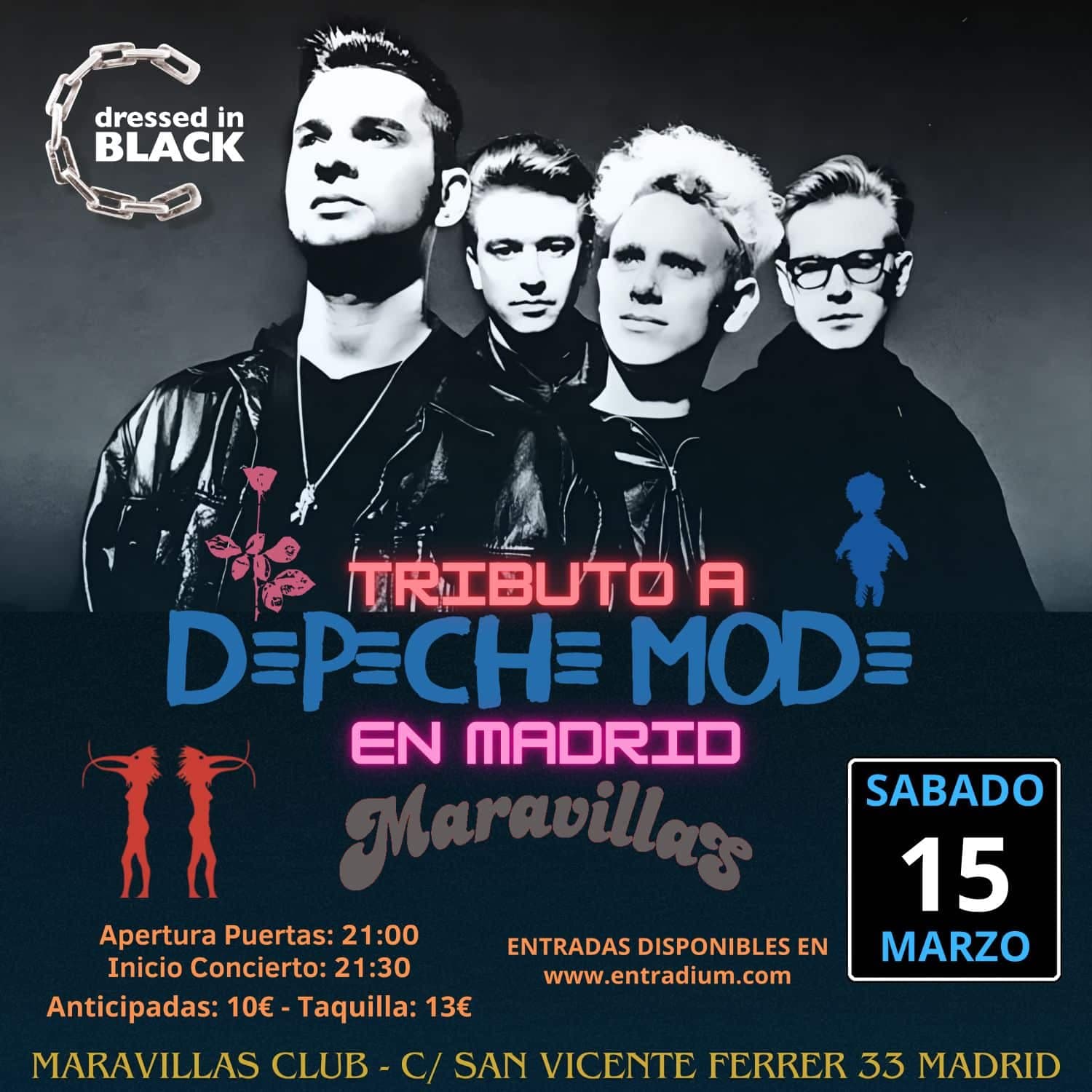 DRESSED IN BLACK – TRIBUTO A DEPECHE MODE