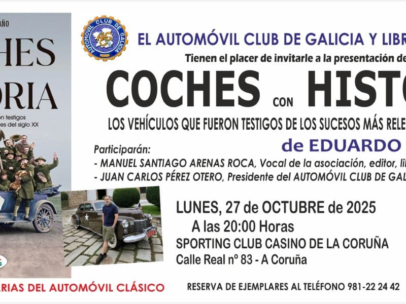 Presentación del libro 'Coches con historia'