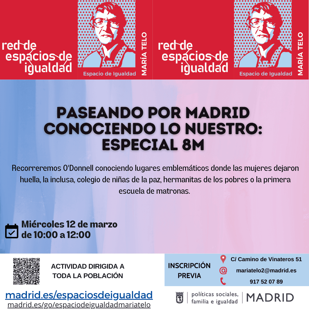 Paseando por Madrid conociendo lo nuestro. Especial 8M