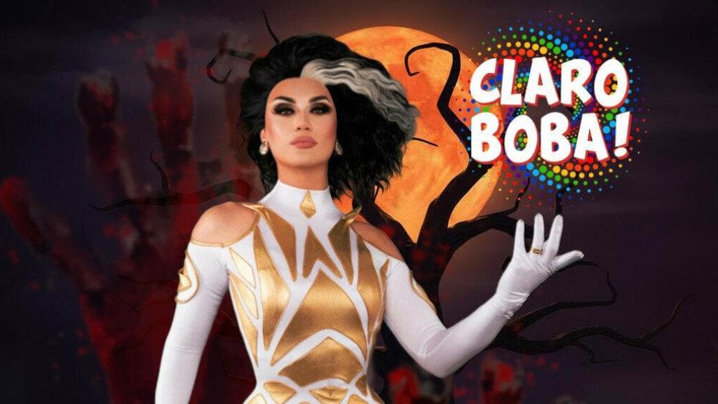 Fiesta de Halloween y espectáculo de Manila Luzon en Claro Boba!
