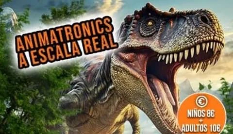 Exposición de dinosaurios animatrónicos