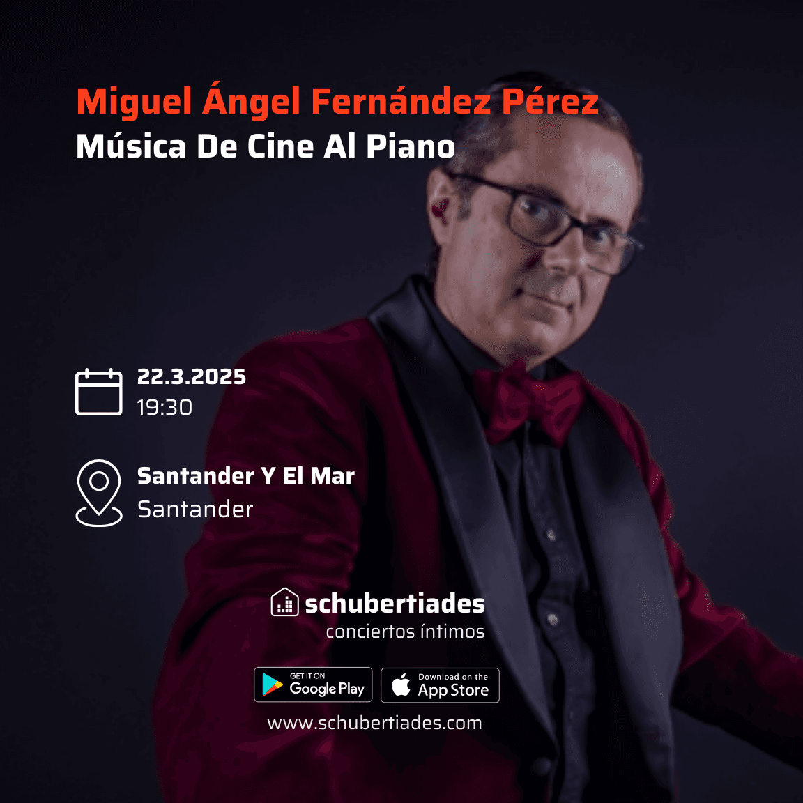 Concierto de bandas sonoras al piano