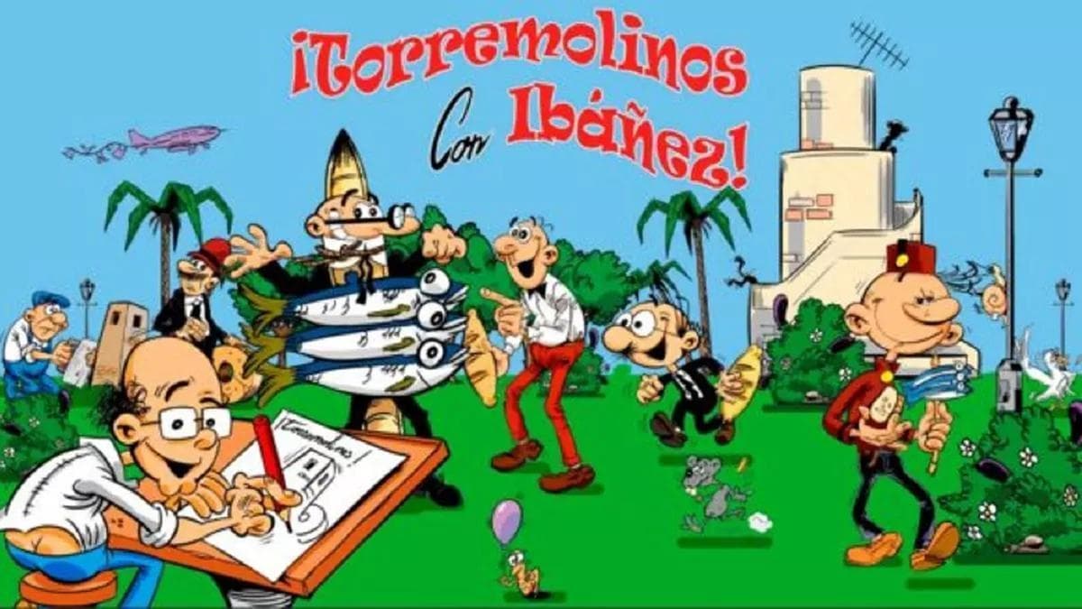 Esculturas de Mortadelo y otros personajes de Ibáñez