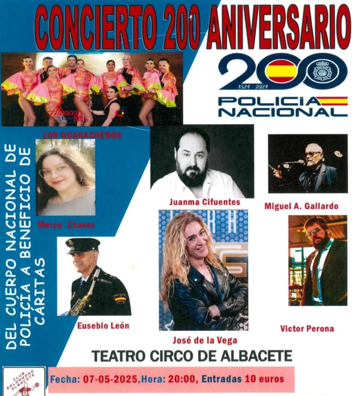 Concierto 200 aniversario del Cuerpo Policía Nacional