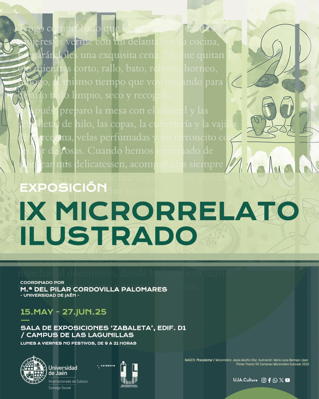 Exposición IX Concurso de Microrrelato Ilustrado de la Universidad de Jaén