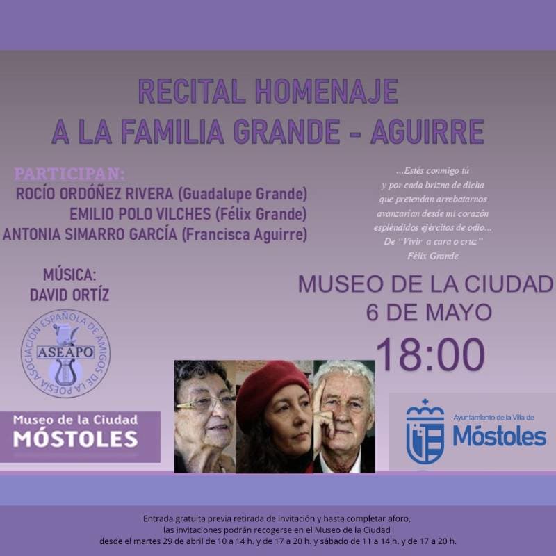 Recital homenaje a la familia Grande - Aguirre