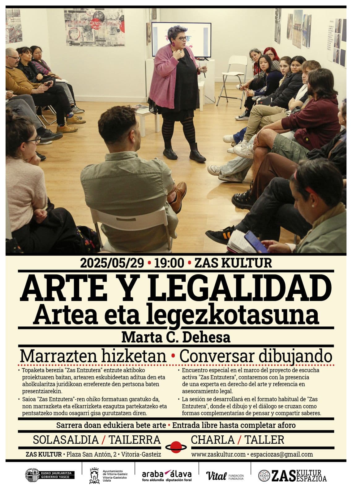 Conversar dibujando: arte y legalidad