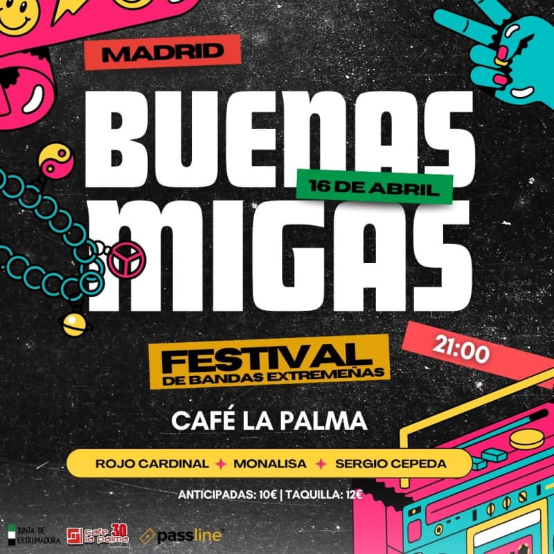 BUENAS MIGAS: Rojo Cardinal + Monalisa + Sergio Cepeda