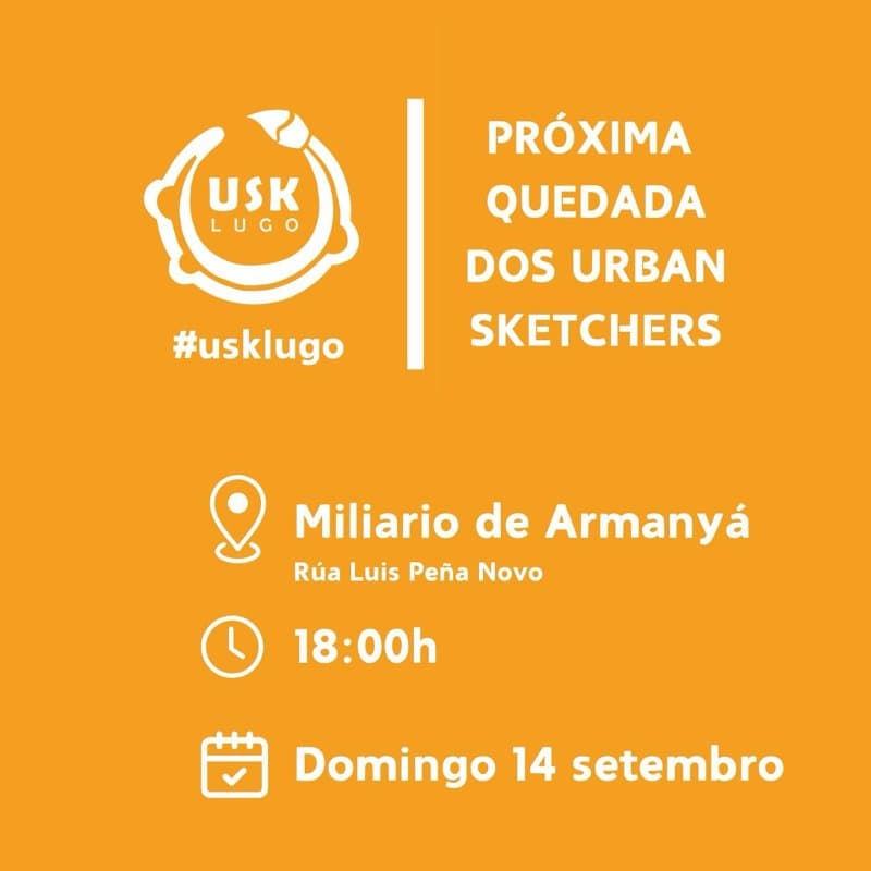 Quedada Urban Sketchers Lugo