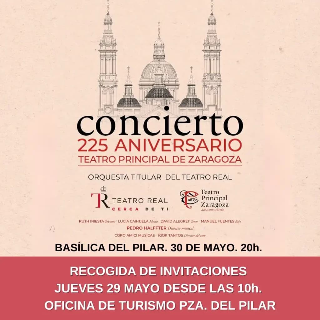 Concierto 225 Aniversario Teatro Principal de Zaragoza