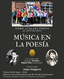 "Música en la poesía", con el Coro Atalaya