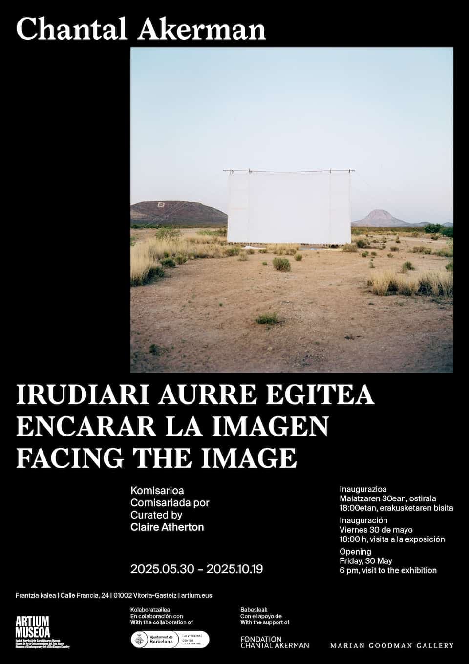 Chantal Akerman. ‘Facing the Image’