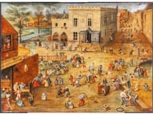 ¿Te cuento un cuadro?: Juego de niños de Brueghel. Taller Arte en Familia