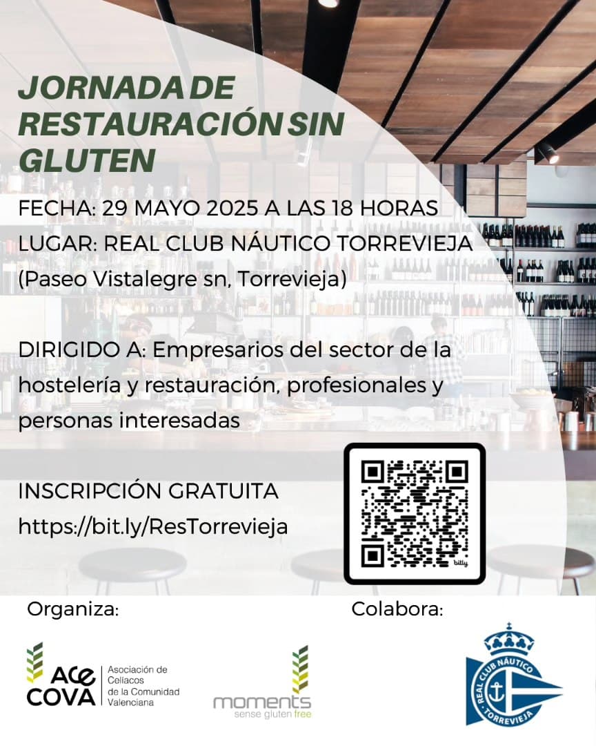 Jornada de restauración sin gluten