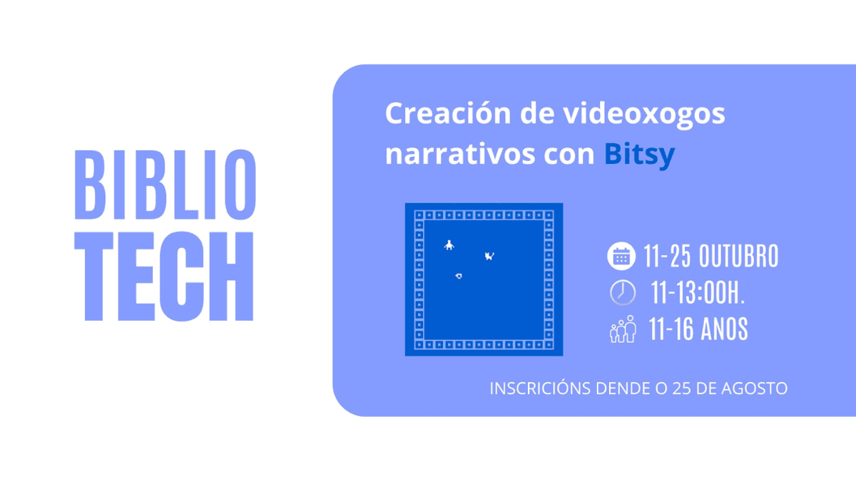 BiblioTECH. Creación de videoxogos narrativos con Bitsy