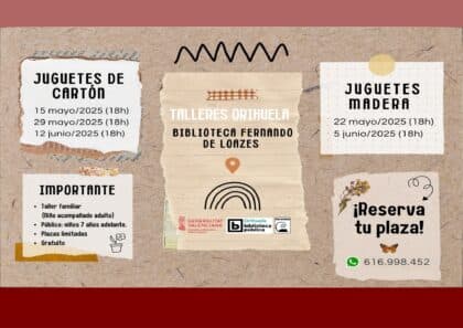 Taller familiar de juguetes de madera