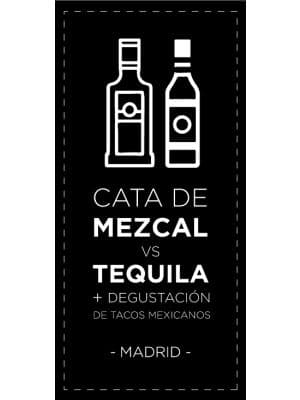 Cata de Mezcal vs Tequila con degustación de tacos mexicanos en Madrid
