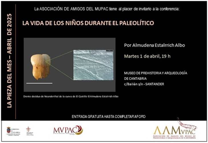 "La vida de los niños durante el Paleolítico", por Almudena Estalrrich