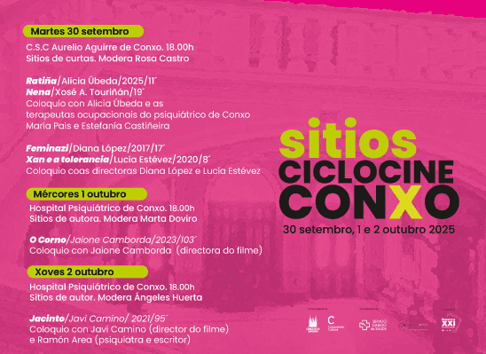 Ciclo de cine ‘Sitios’: arte y reflexión sobre salud mental en Conxo