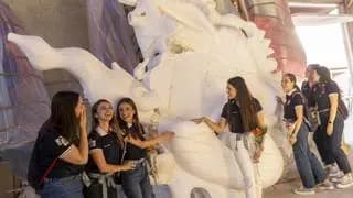 Visita a las Hogueras Oficiales
