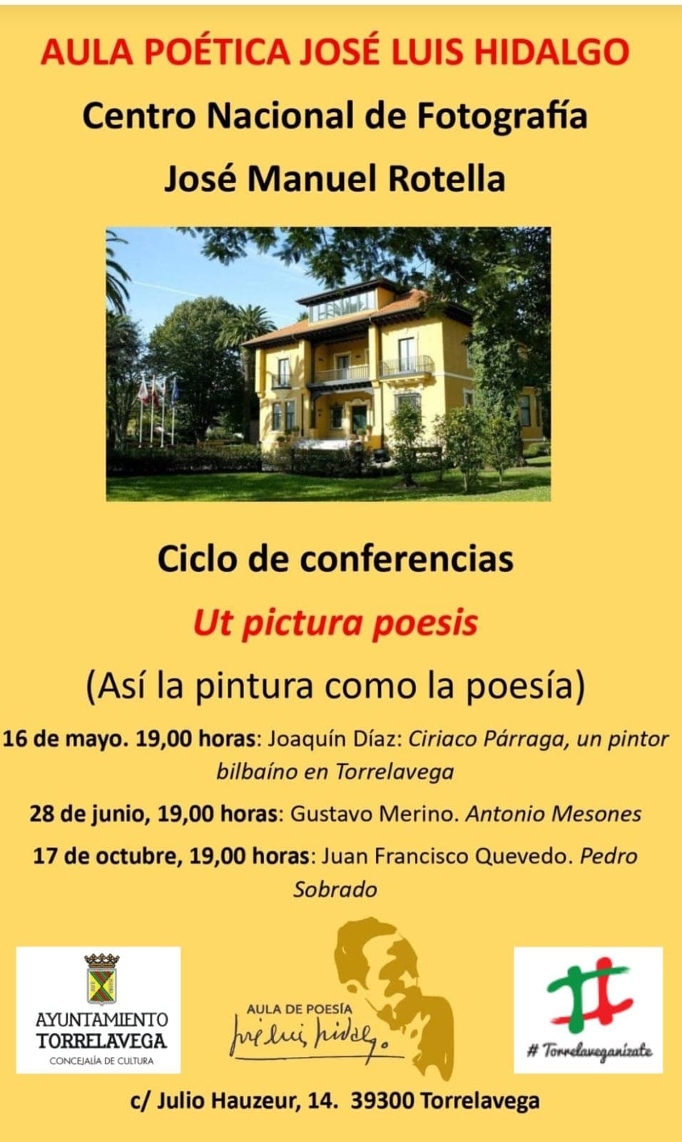 Charlas Aula ‘José Luis Hidalgo’